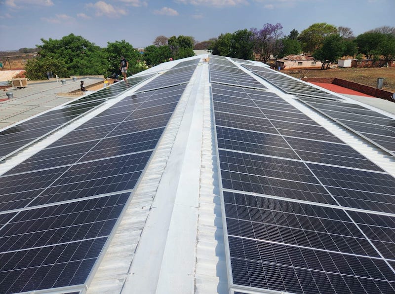 New solar energy installation