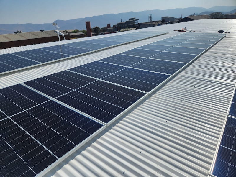 New solar energy installation